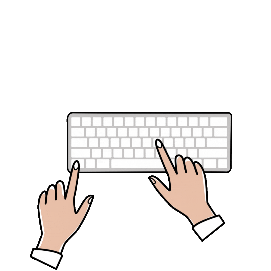 Tastatur aus der Blumen wachsen